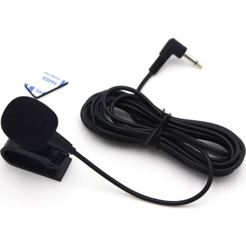 Professional Car Audio Microphone 3.5mm Jack Plug Mic Stereo Mini Wired External Microphone for Auto DVD Radio 3m Long