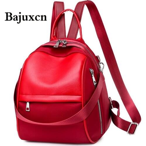 Luxury fashion ladies backpack youth girl travel backpack multifunctional student school bag trend leather shoulder bag 2020 new