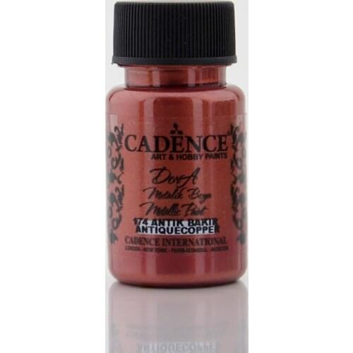 Cadence Dora Silvery Metallic Paint 174-Antik Copper 50ml