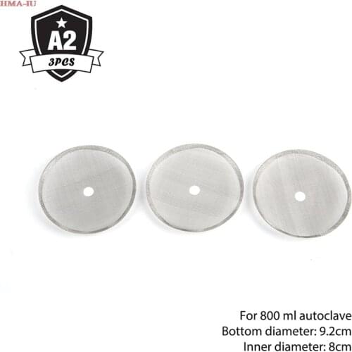 3Pcs Kitchen Supplies Reusable Stainless Steel French Press Coffee Maker Detachable Mesh Filter Coffee Press Filter Coffee Tool