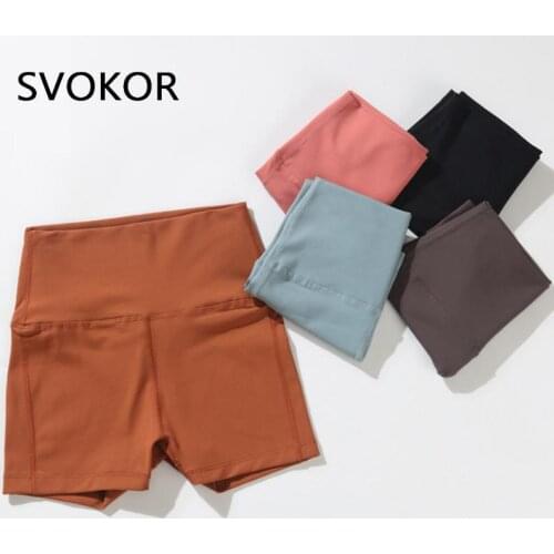 SVOKOR Fitness Seamless Shorts Women Casual Push Up Shorts Training Femme Workout Sexy Bottoms Summer High Waist Elasticity