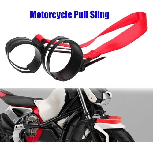 Motorcycle Rescue Kit Pull Sling Belt Holding Strap Enduro Racing Pit Dirt Bike Accessories For 50-70mm Fork Pipe Seat Universal