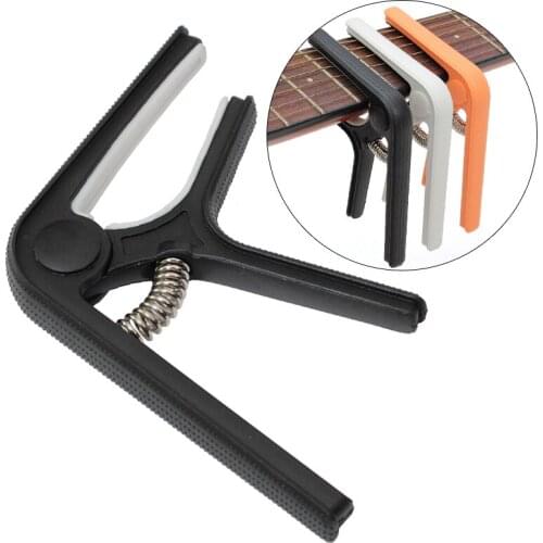 Light weight Plastic Steel Guitar Capo Lightweight Skidproof for Acoustic Electric Guitar Ukulele Tuning