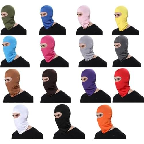 Cycling Face Mask Motorcycle Balaclava Full Cover Face Mask Hat Balaclava lycra Ski Neck Summer Sun Ultra UV Protection Thin Hot