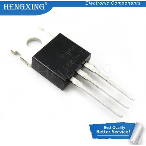 10pcs/lot KSD880Y D880 TO-220 3A 60V new original In Stock