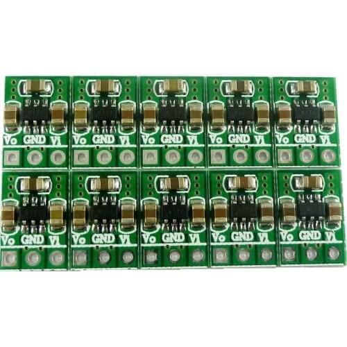 10pcs mini 2.5-5V to 3.3V Low-power Low Noise Regulated Charge Pump DC-DC Converter for MCU AMR Wifi Wireless Module