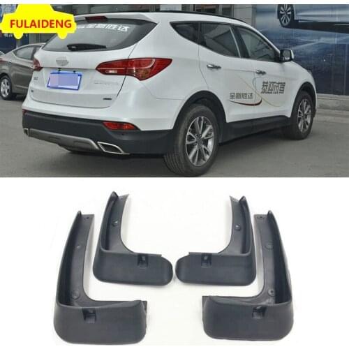 4pcs For Hyundai Santa Fe ix45 2013-2015 Mudguard Car Fenders Mud Flaps Splash Guards Car Styling Accessories