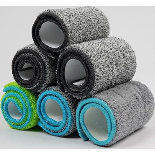 4 Pcs Replacement Mop Head Replace Cloth Single Side Buckle Fabric Kitchen Microfiber Floor Cleaning for Xiaomi Nozzle Towels