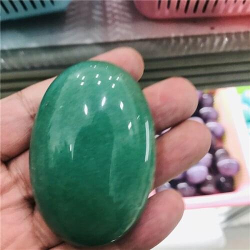 50mm Natural stone mineral crystal Dongling jade stone healing home decoration crafts