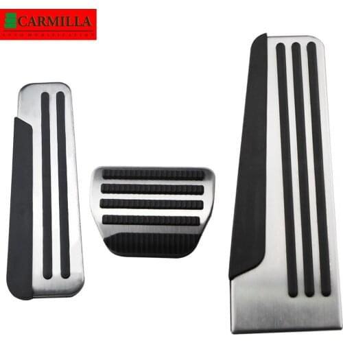 Carmilla Car Pedals for Infiniti G37 2008 - 2021 Auto Rest Pedal Sticker Gas Brake Pedal Protection Pads Cover Accessories