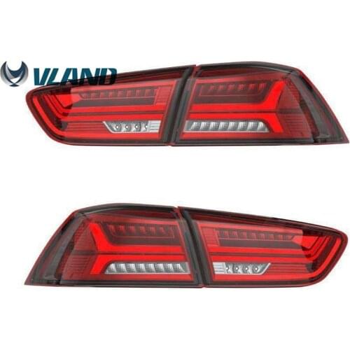 Vland Factory Car Taillights For Mit Lancer EVO LED Tail Lights For Lancer EX 2008-2015 Plug And Play