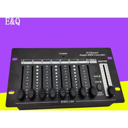 Free shipping new 16 DMX Controller DJ equipment DMX 512 console stage lighting for LED Par moving head spotlight DJ Controlle