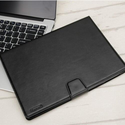 Hanman Mill Sheepskin Leather Case For iPad mini 5 2019 Business Holder stand with Wallet Card Slot Case Cover