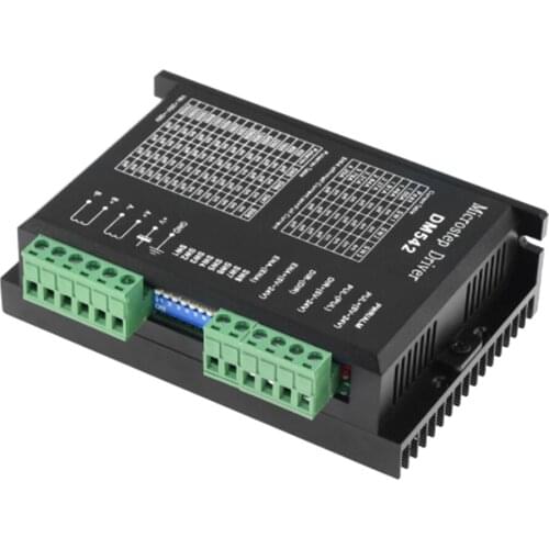DM542 Stepper Motor Controller 2-phase Digital Stepper Motor Driver 18-48 VDC Max. 4.2A for 57 86 Series Motor