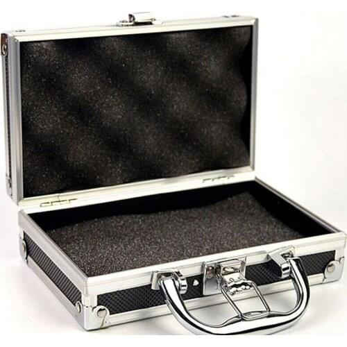 Home Aluminium Alloy Storage Box Make Up Organizer Portable Storage Suitcase Travel Luggage Organizer Case Tools