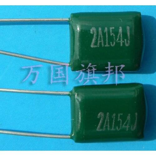 Delivery.CL11 0.15UF polyester capacitor Free 154 2A154 100V 2 yuan 20