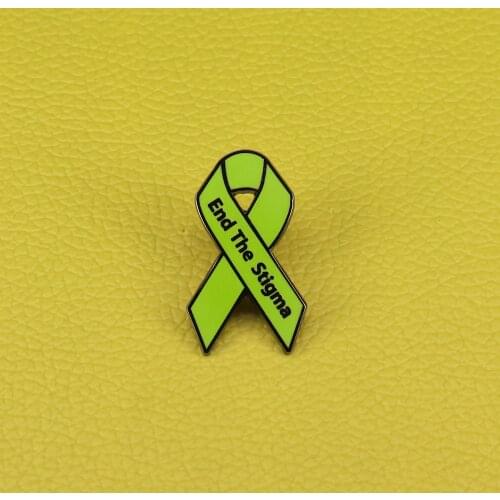 End The Stigma Enamel Pin Mental Health Matters Brooch Emotional freedom Badge great supportive decor