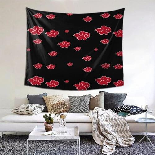 Akatsuki (12) Tapestry Japanese Anime Tapestry Wall Bedspread Bohemian Home Decor For Bedroom Dorm