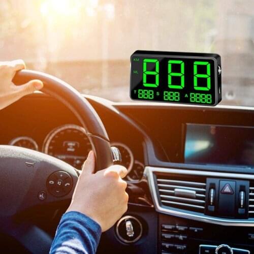 Large Screen 4.5 GPS Speedometer Digital Car Speed Display Over Speeding Alarm System Universal for Bike Motorcycle Truck Car