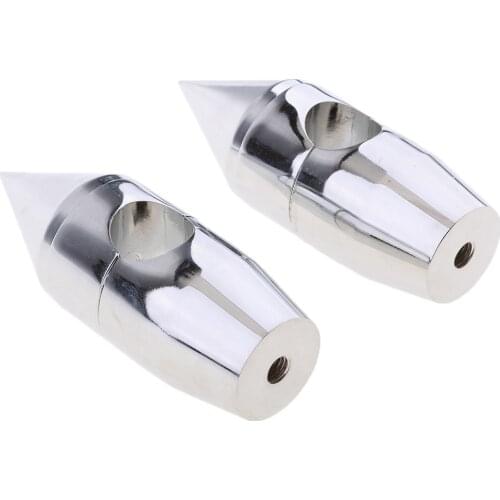 Chrome Motorcycle 1" Spike Handlebar Risers for Kawasaki Vulcan 900 Classic