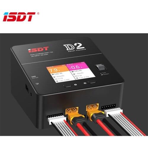 ISDT D2 200W 24A AC Dual Channel Output Smart Battery Balance Charger
