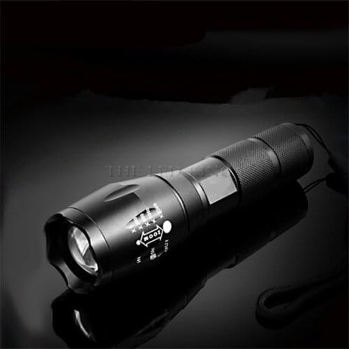 Powerful G700 Flashlight Cree XML T6 V6 led Aluminum Waterproof Zoom Camping Torch Tactical light AAA 18650 Rechargeable Battery