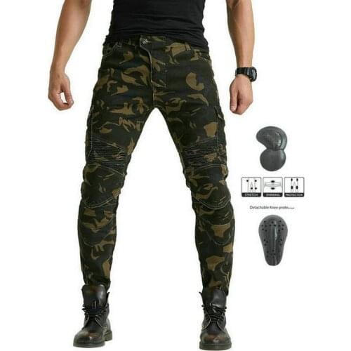 Free shipping Volero motorcycle riding pants camouflage protective casual jeans loose straight high quality locomotive trousers