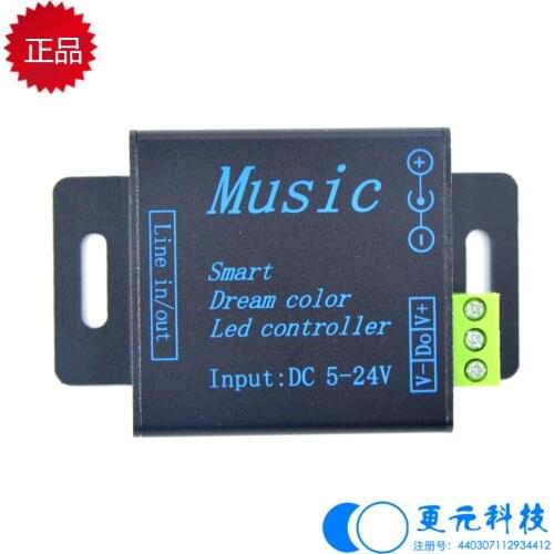 MUSIC Controller Smart Dream Color Led Controller Symphony Music Light Dance with Musice Led Audio Controller DC 5V 12V 24V