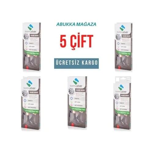 Silver % 22-Silver Stockings-Diabetic-Unisex-5 Double Bonny