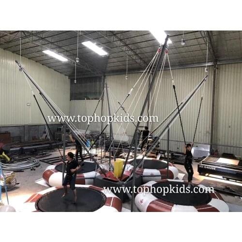 New arrvail 4 in 1 Bungee trampoline, inflatable bungee trampoline for sale