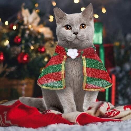 Cat Clothes Cat Dog Christmas Cosplay Clothing Funny Dress Up Pet Cloak Pet Costume Dog Christma Costume