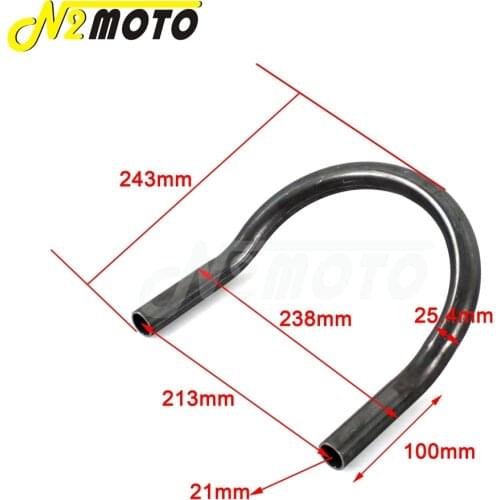 Upswept Motorcycle Modified Rear Seat Hoop 1" Tube Frame Seat Loop for Cafe Racer Honda Suzuki Kawasaki CC 240mm