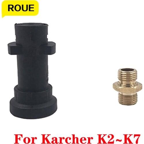 High-Pressure Water Gun Converter Metal Material External Thread for Cconnection of Foam Spray Gun Car Washer for Karcher K2~K7