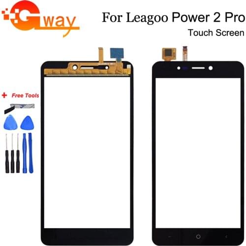 For Leagoo Power 2 Pro Touch Screen Digitizer Touch Panel Perfect Repair Parts Mobile Phone Accessory +Tools +Adhesive