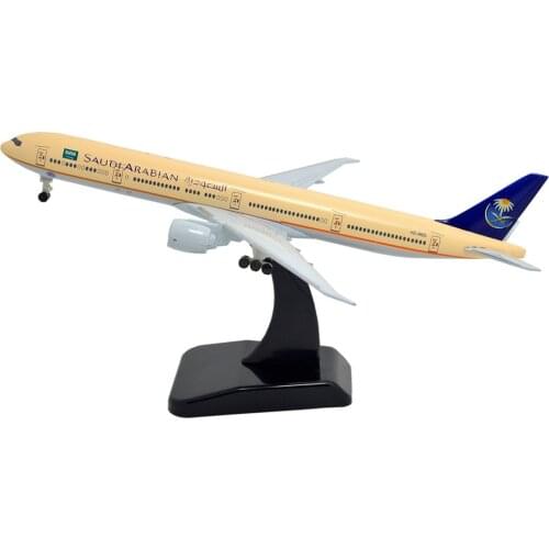 TANG DYNASTY(TM) 1:400 Standard Edition Boeing B777 Saudi Arabian Airlines Metal Airplane Model Plane Toy Plane Model