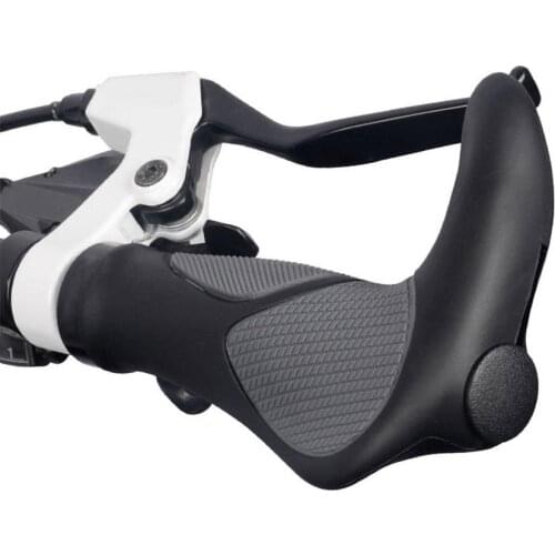 Bike Grips Rubber Horn Shape Comfort Ergo Non-slip Handlebar Grip For MTB BMX Cycling