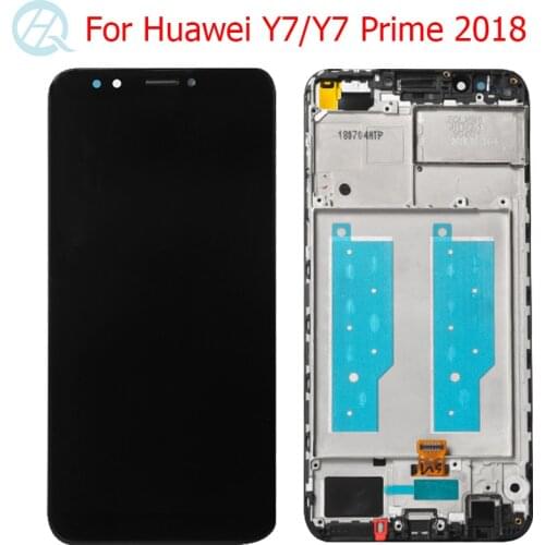 Original Y7 2018 LCD For Huawei Y7 Prime 2018 Display With Frame 5.99" Huawei Y7 Pro 2018 LND-L22 LX2 LX3 TL30 LCD Touch Screen