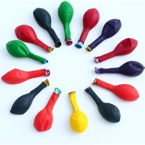 10pcs Latex Balloons Double Layer Chrome Metallic Colors Balloon Inflatable Helium Air Balls Birthday Wedding Party Decor Balony