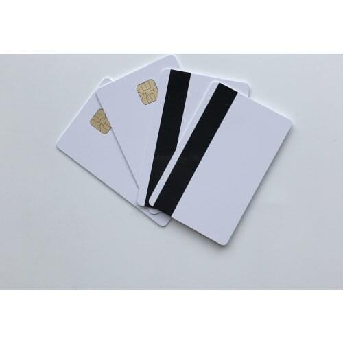 1000pcs printable Magnetic strip Card with SLE4428 Chip,PVC Composite Card for epson / Canon inkjet Printer