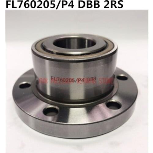 2021 Special Offer 1 Piece Of Fl760205/p4 Dbb 2rs With Flanged Screw Rod Paired Integral Bearing Cnc Precision Machine Tool
