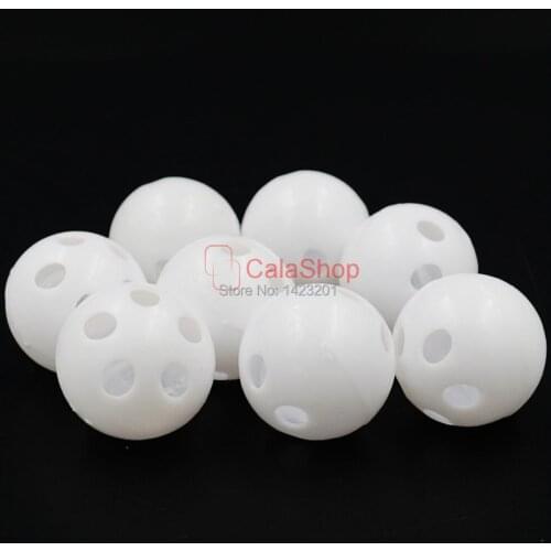 50 Pcs / Lot 24mm 1" Toy Rattle Ball Repair Replace Pet Baby Toy Noise Maker Insert Squeaker Round White
