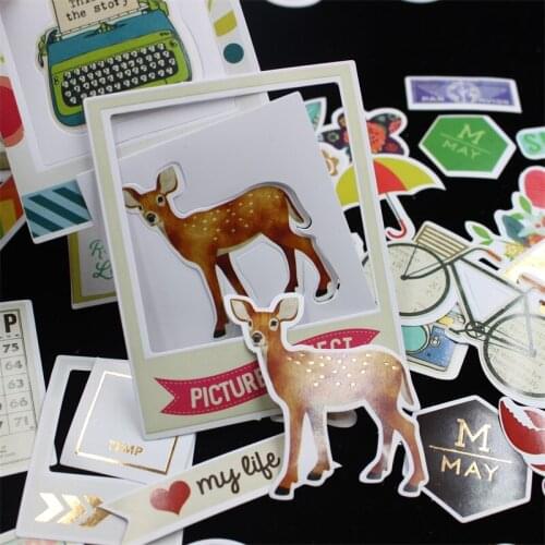 99pcs Forest Series Colorful Stickers for Scrapbooking Happy Planner/Card Making/Journaling Project