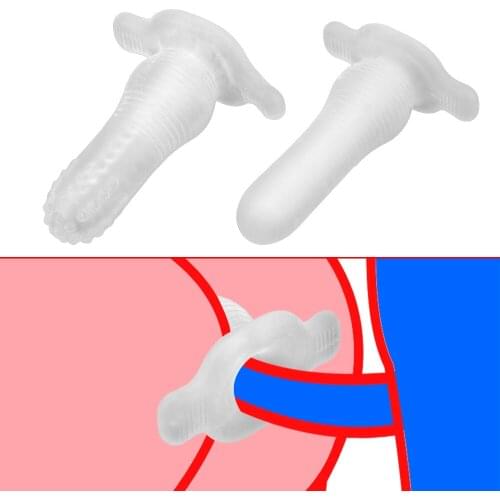 Anal Expanding Anus Dilator TPE Hollow Anal Plug Transparent Prostate Massager Erotic Sex Toys for Women Men Gay Butt Expansion