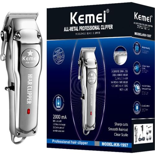 All-metal Professional hair clipper hairdressing electric hair trimmer for men hair cutter machine haircut Pivot adjustable