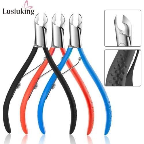 Nail Art Cuticle Nipper Clipper Edge Cutter Manicure Scissor Pliers Tool Dead Skin Remover Stainless Steel Pedicure Trimming