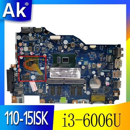 For Lenovo 110-15ISK Notebook Motherboard BIWP4 / P5 LA-D562P CPU i3 6006U 4GB RAM GPU R5 M430 2G 100% test work free shipping