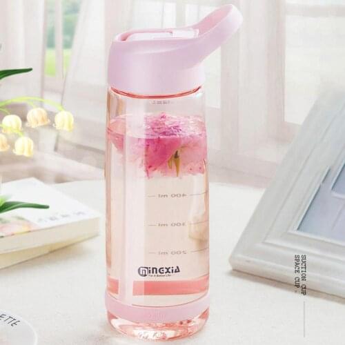 Hot Sale Water Bottle 550/850ml Portable Cute Drinkware Drinking Cup With Lid Straw Office Outdoor Sports Water Drink Bottle