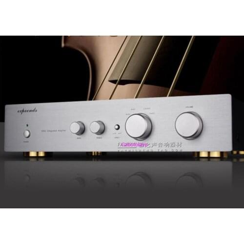 HIFI 2.0 Toshiba tube high-power household floor box bookshelf box pure power amplifier 160W+160W