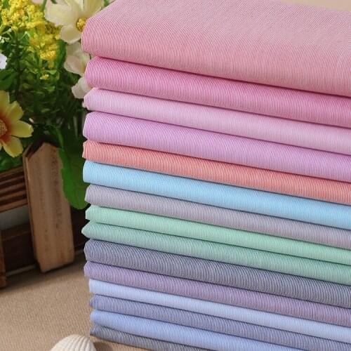 Manufacturers selling cotton stretch yarn dyed Plaid Shirt striped fabric S015 series fabric wholesale