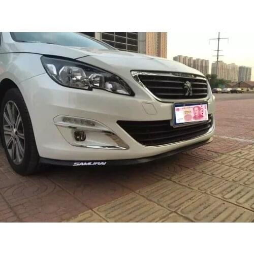 Hot Car-Styling Front Lip Bumpers Spoiler Sticker For Peugeot 308 307 508 RCZ 107 108 206 207 301 406 407 SW 607 Accessories